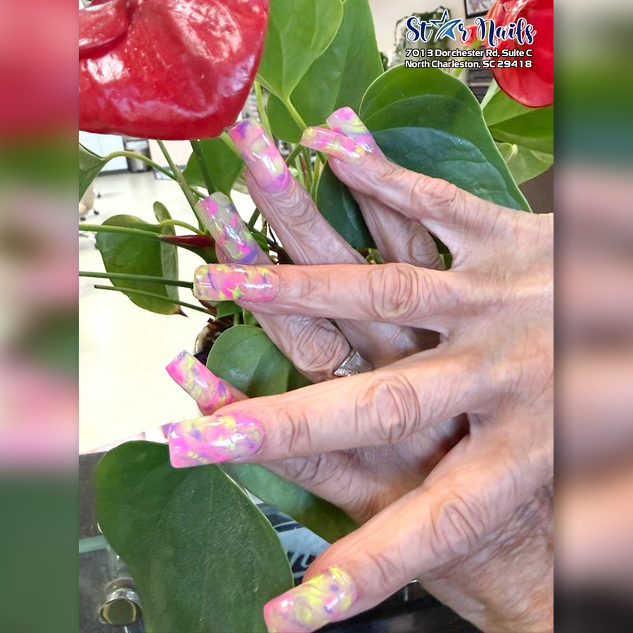 Star Nails nail work in North Charleston, South Carolina